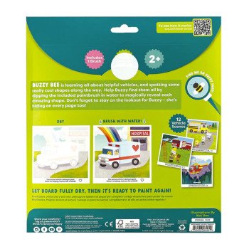 Ooly Water Amaze Boyama Seti - Helpful Vehicles Ooly Water Amaze Boyama Seti - Helpful Vehicles