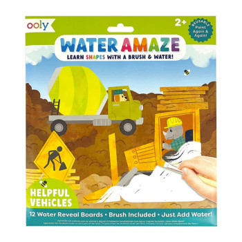 Ooly Water Amaze Boyama Seti - Helpful Vehicles Ooly Water Amaze Boyama Seti - Helpful Vehicles