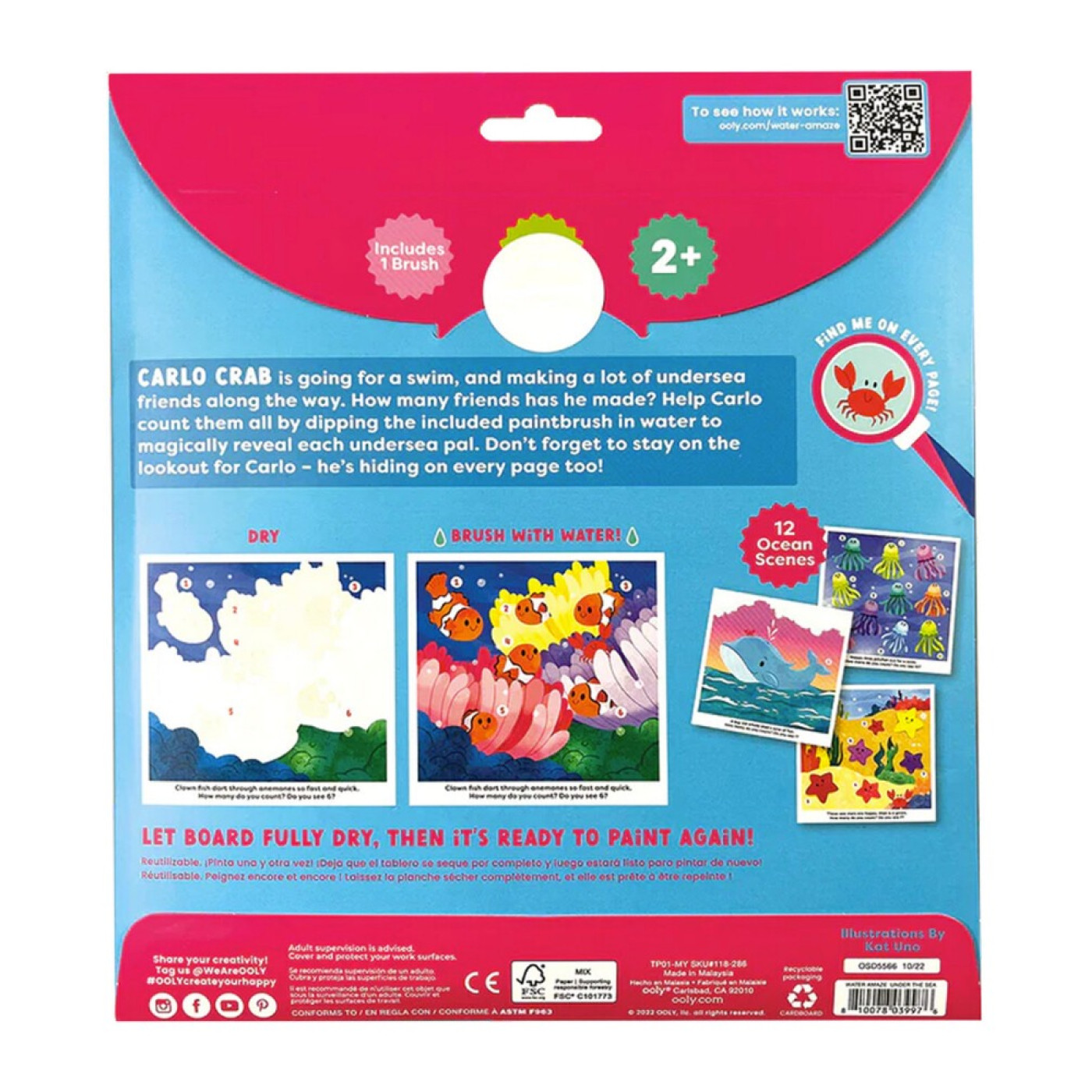 Ooly Water Amaze Boyama Seti - Under The Sea - 810078039976 - 810078039976