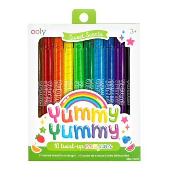 Ooly - Yummy Yummy Kokulu Çevirmeli 10Lu Boya Kalemi Ooly - Yummy Yummy Kokulu Çevirmeli 10Lu Boya Kalemi