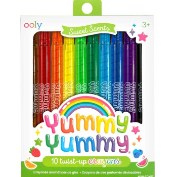 Ooly - Yummy Yummy Kokulu Çevirmeli 10Lu Boya Kalemi