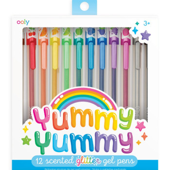 Ooly - Yummy Yummy Kokulu Simli 12'li Jel Kalem (2.0 mm Uçlu)