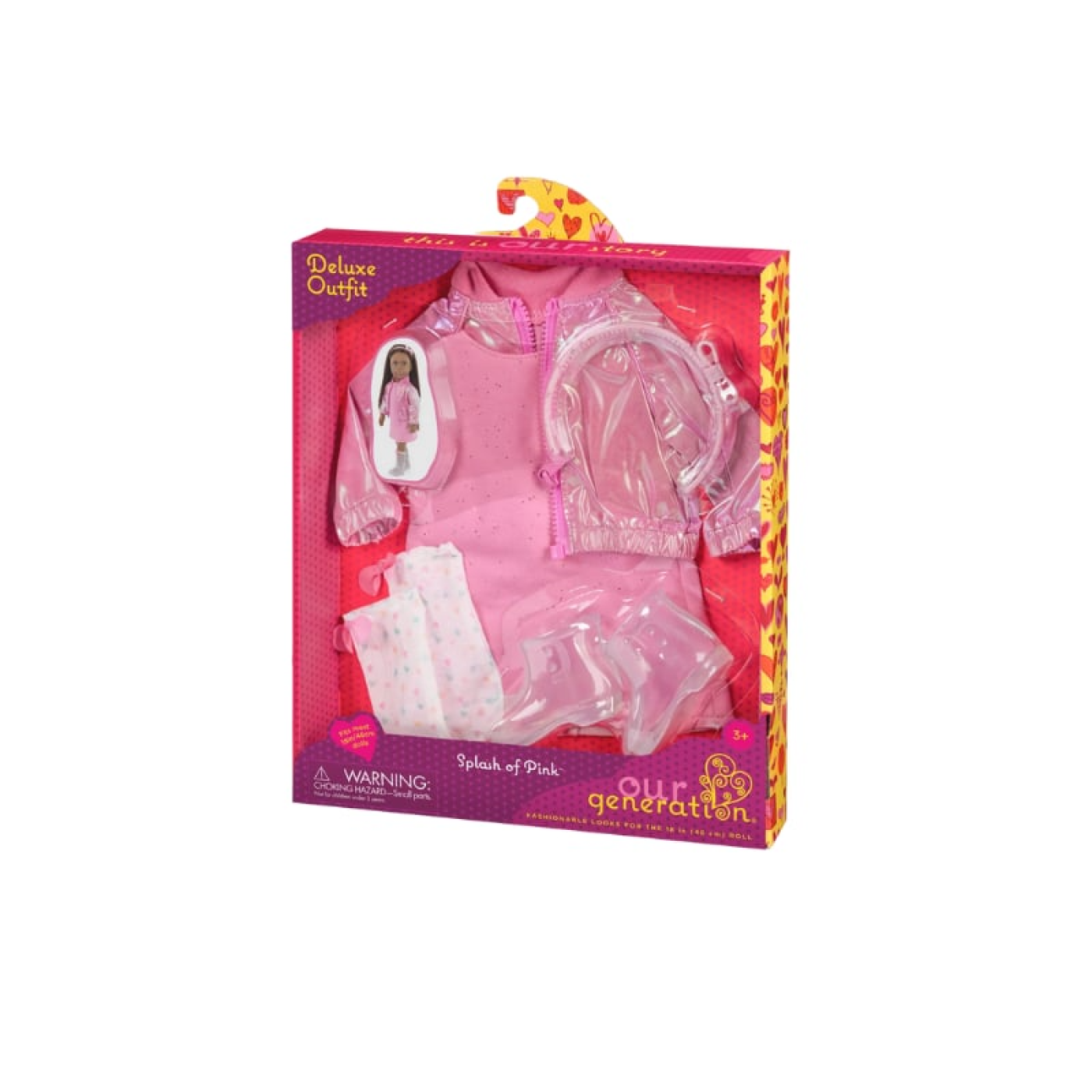 Our Generation Kıyafet - Splash of Pink - 062243492356 Our Generation Kıyafet - Splash of Pink - BD30537Z - 062243492356