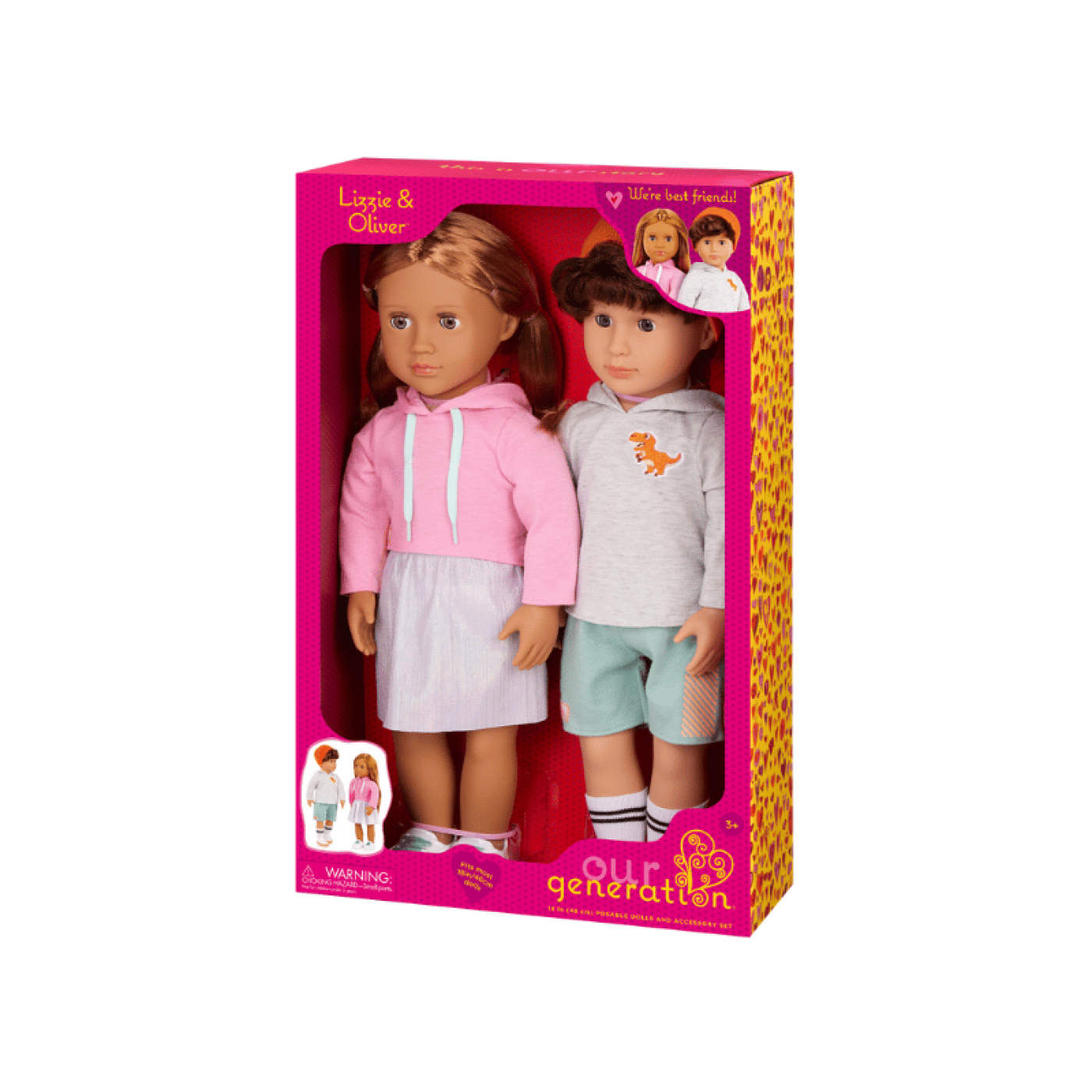 Our Generation Lizzie & Oliver Oyuncak Bebekler - 46 cm - 062243501850 Our Generation Lizzie & Oliver Oyuncak Bebekler - 46 cm - BD31559 - 062243501850