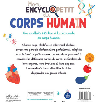 Petits Genies - Mon Encyclopetit du corps Humain - Fransızca Kitap