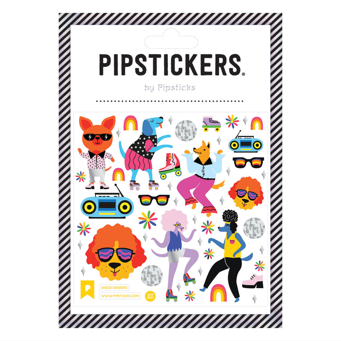 Pipsticks Disco Doggies - 169,90TL TL - Kiki's Corner Pipsticks Disco Doggies - Stickerlar/Posterler Görseli