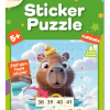 Sticker Puzzle - Kapibara - Çıkartmalı Yapboz Etkinlik Kitabı