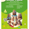 Sticker Puzzle - Kapibara - Çıkartmalı Yapboz Etkinlik Kitabı
