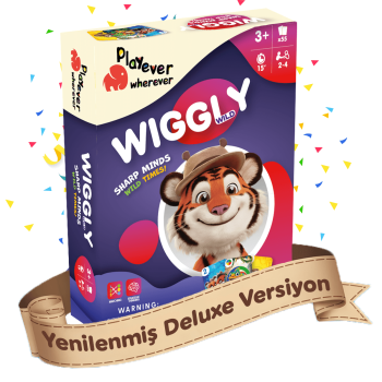 Wiggly Wild Deluxe - Renk ve Sayı Eşleştirme Kart Oyunu