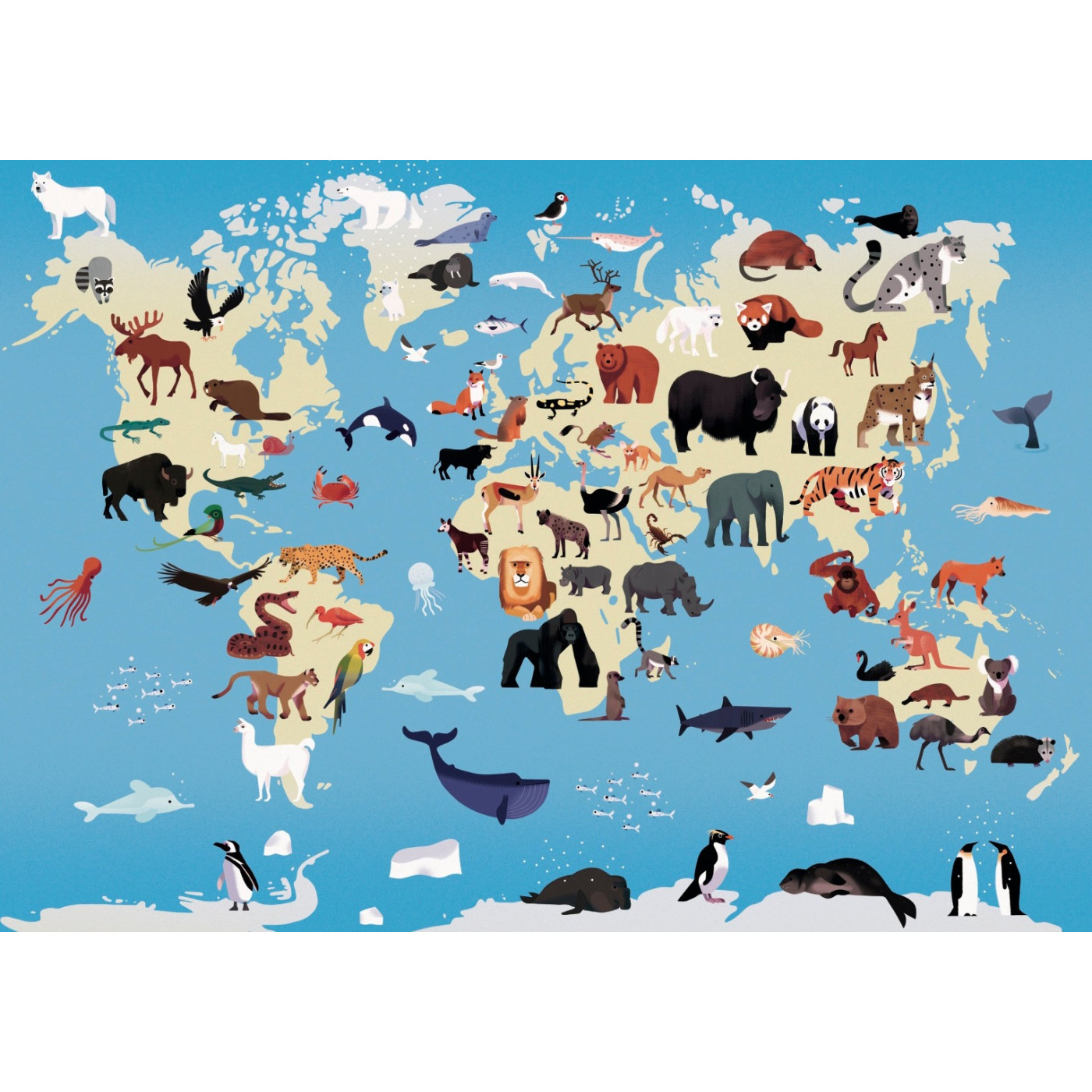 Poppik - Puzzle Animals - 3760262411170 Poppik - Puzzle Animals - 3760262411170 - 3760262411170
