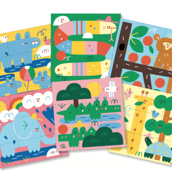 Poppik - My First Stickers Animals Poppik - My First Stickers Animals