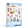 Poppik - Mini Knights Şövalye Sticker Oyunu Çocuk Eğitici Yaratıcı Hediye Seti 4+ Yaş