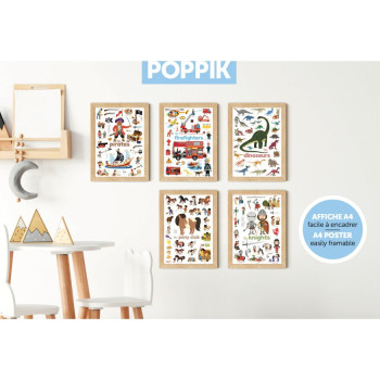 Poppik - Sticker Poster Mini Knights