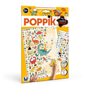 Poppik - Creative Dinosaurs Poster