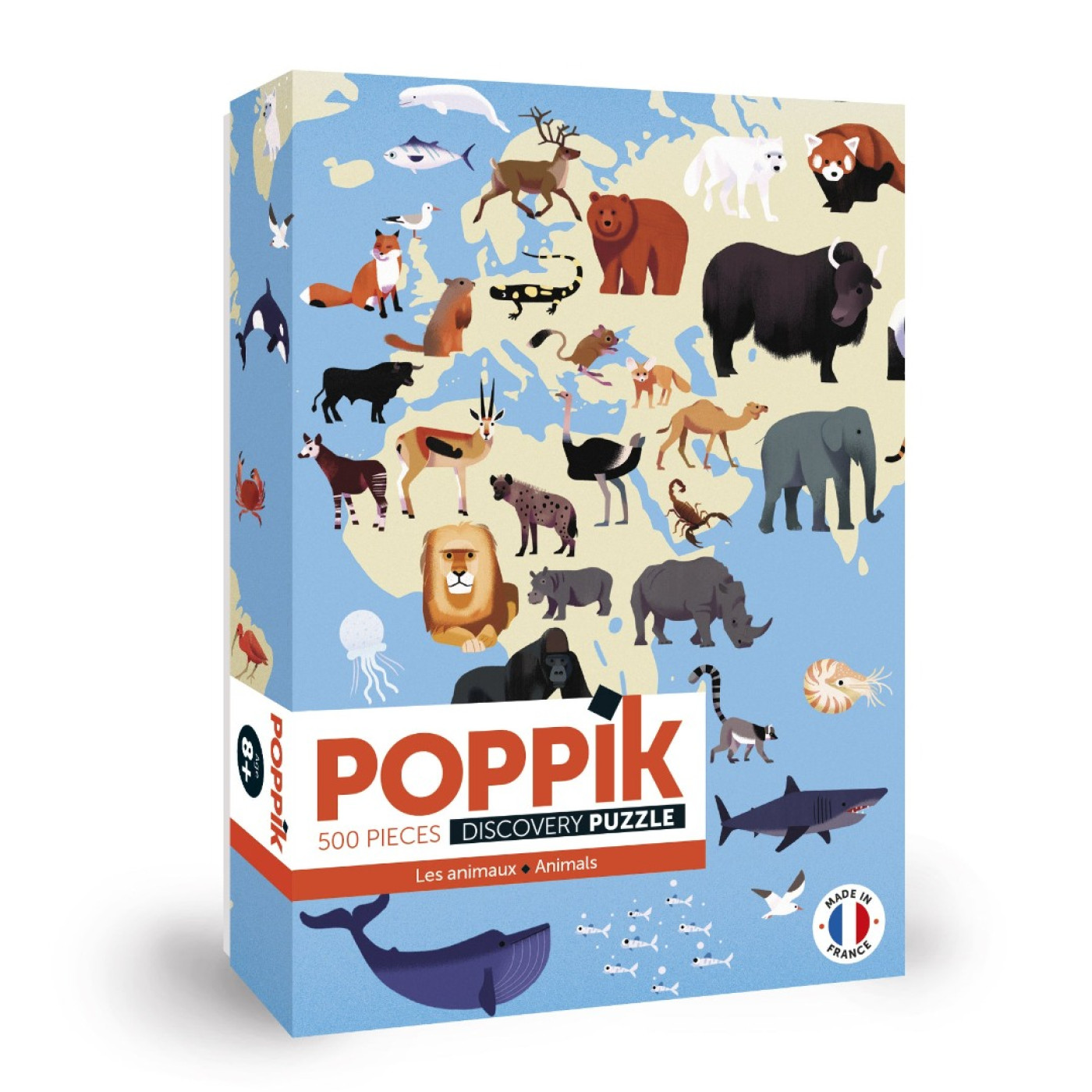 Poppik - Puzzle Animals - 3760262411170 Poppik - Puzzle Animals - 3760262411170 - 3760262411170