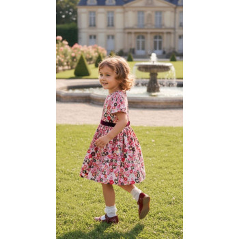 Priere Design - Pivoine Kısa Kollu Elbise 5 Yaş 