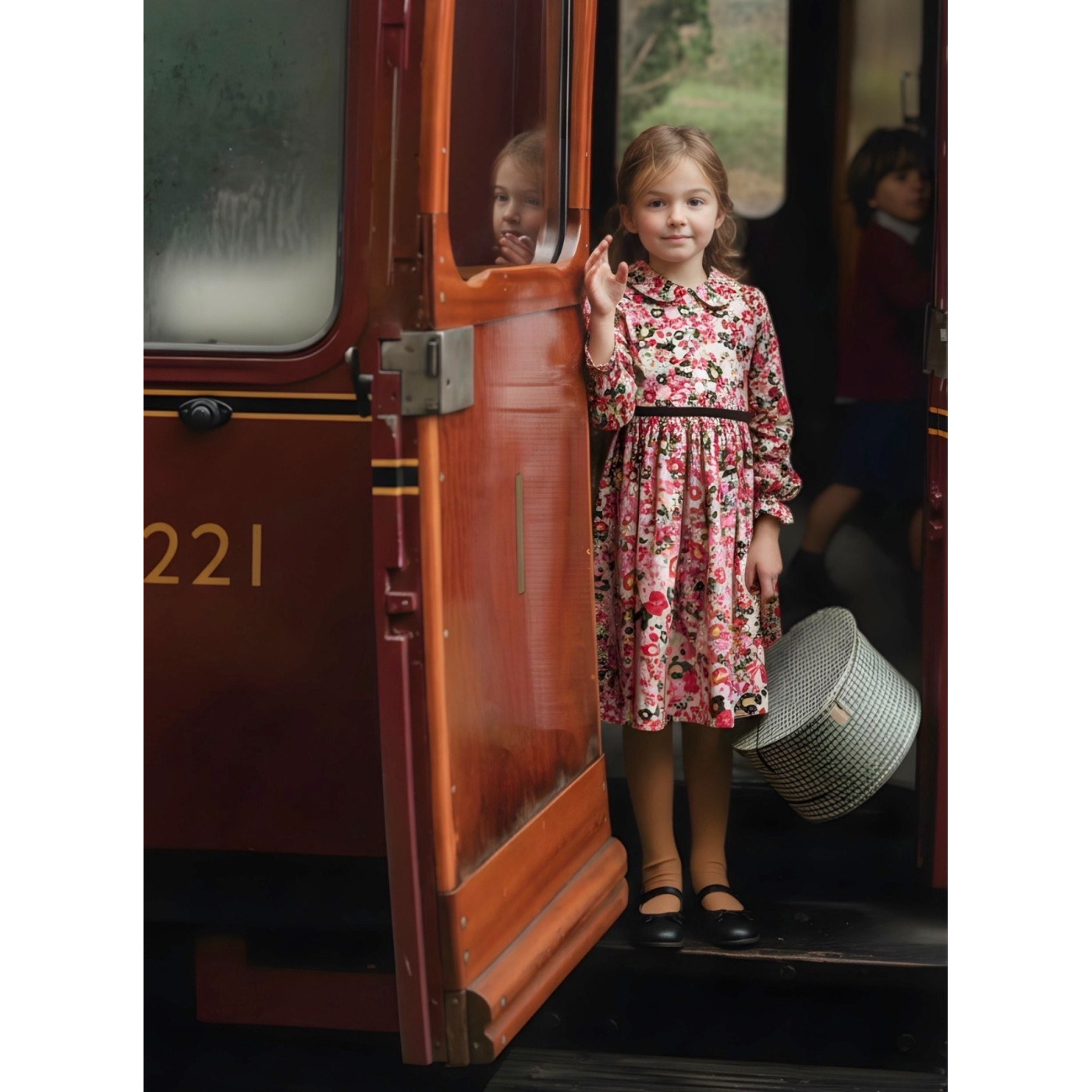 Priere Design - Pivoine Uzun Kollu Elbise 1 Yaş - 8690000005574 - 8690000005574