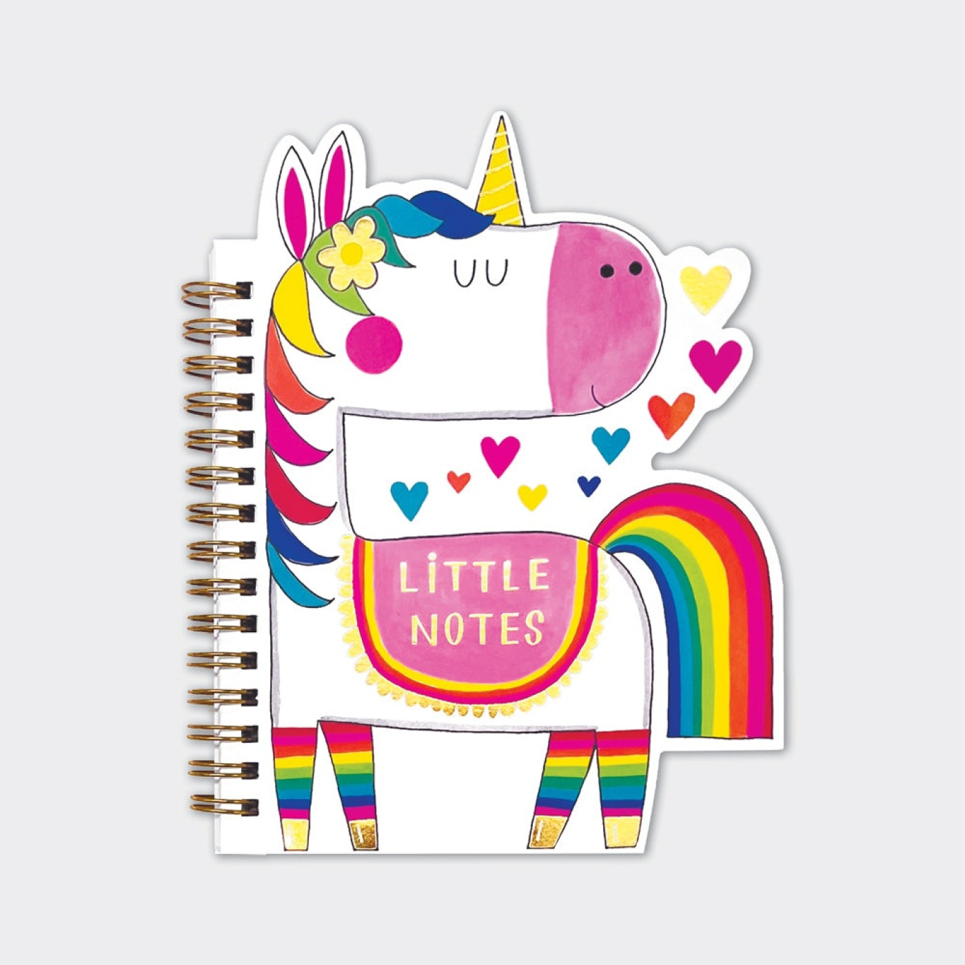 Rachel Ellen - Unicorn Şeklinde Tel Ciltli Defter - 5055040888182 - 5055040888182