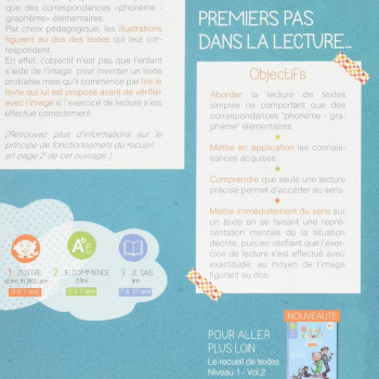 Recrealiere - Recueil de Textes Niveau 1 Volume 1