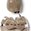 Relaxeazzz Seyahat Yastığı ve Göz Bandı Pusheen Kedi