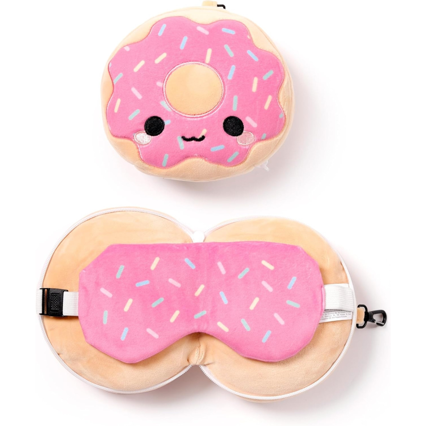 Relaxeazzz Seyahat Yastığı ve Göz Bandı Donut
