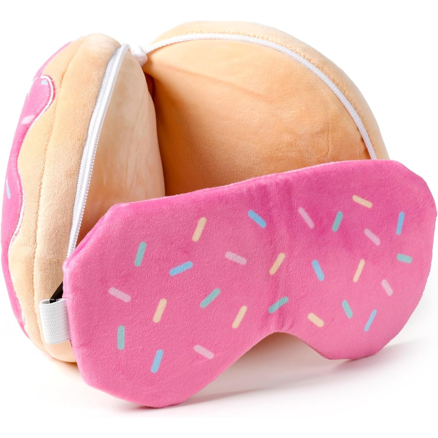 Relaxeazzz Seyahat Yastığı ve Göz Bandı Donut