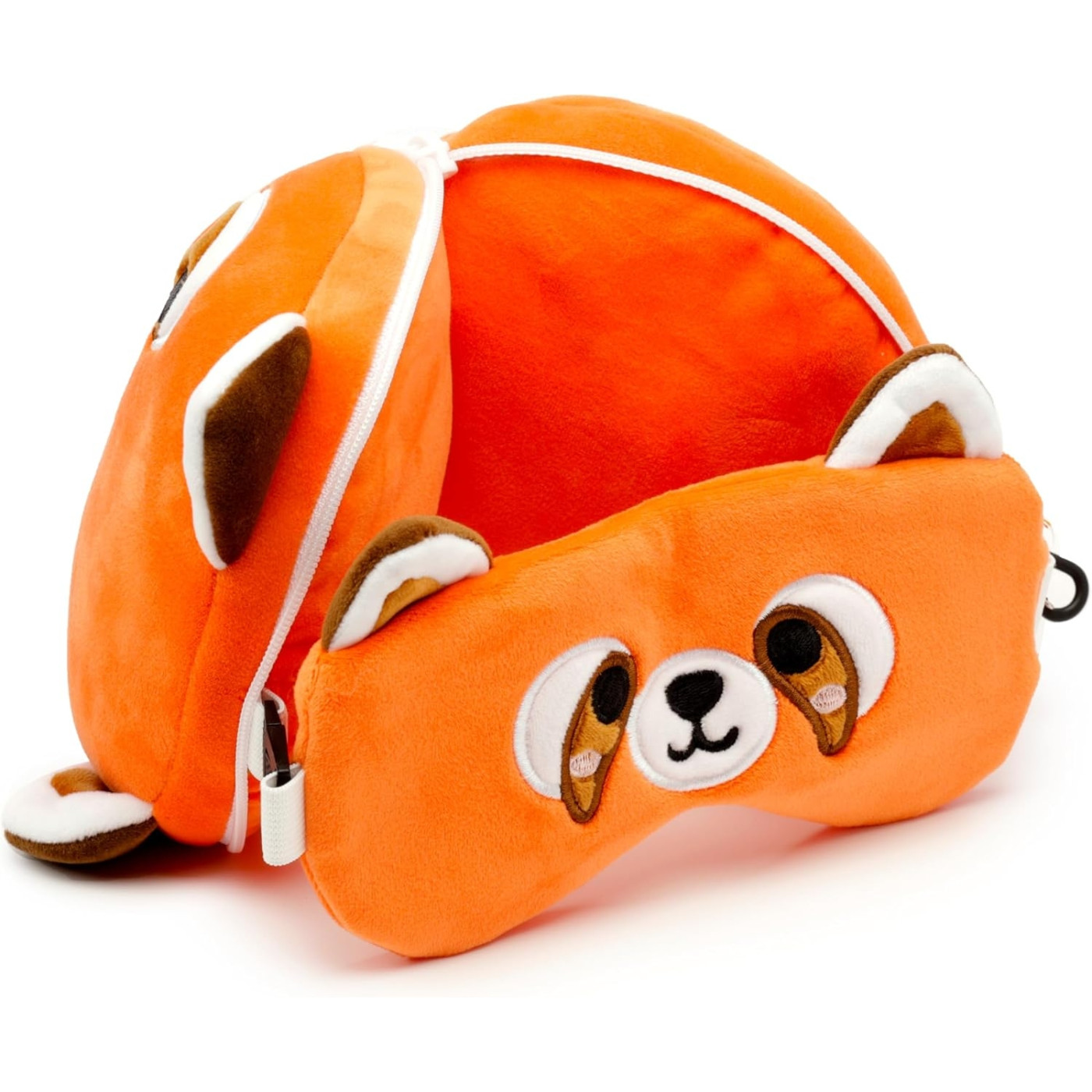 Relaxeazzz Seyahat Yastığı ve Göz Bandı Kırmızı Panda
