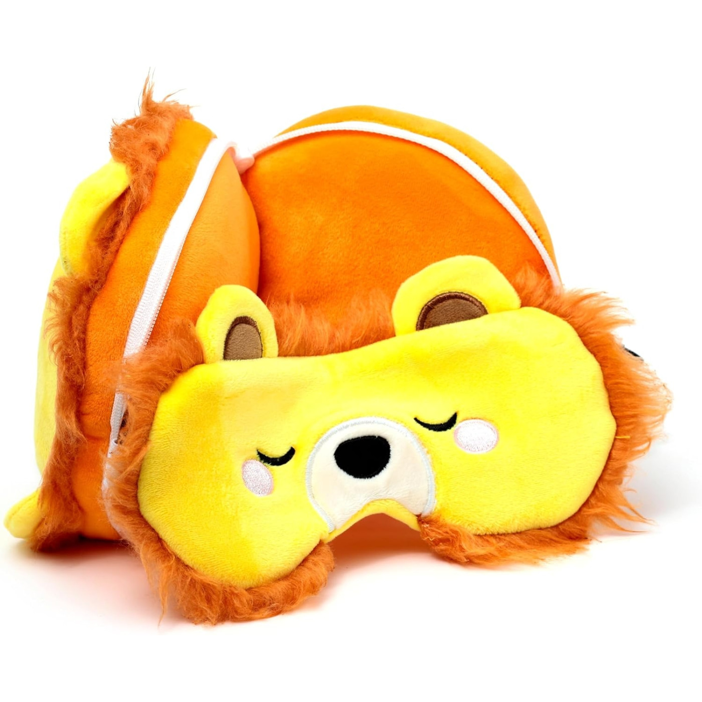 Relaxeazzz Seyahat Yastığı ve Göz Bandı Aslan Relaxeazzz Seyahat Yastığı ve Göz Bandı Aslan