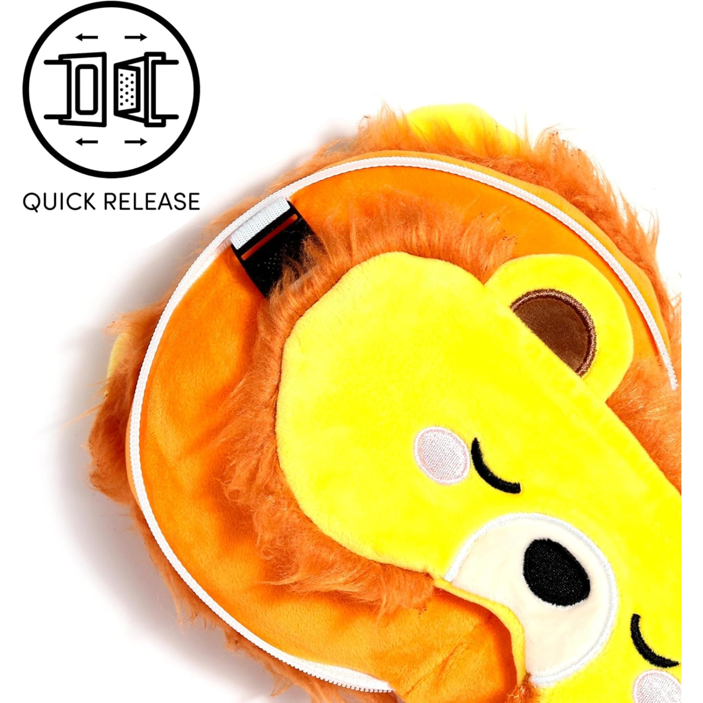 Relaxeazzz Seyahat Yastığı ve Göz Bandı Aslan Relaxeazzz Seyahat Yastığı ve Göz Bandı Aslan