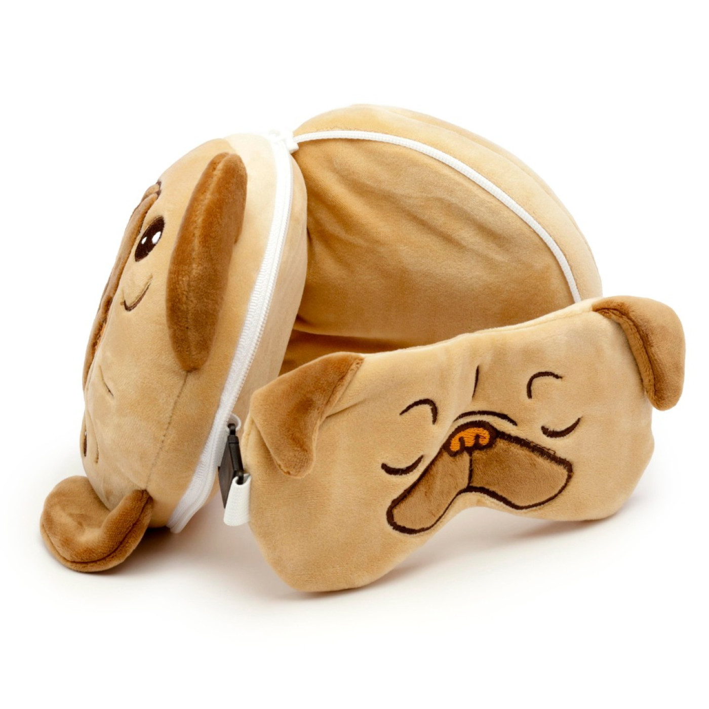 Relaxeazzz Mopps Pug Plush Seyahat Yastığı ve Göz Bandı - 5055071754081 Relaxeazzz Mopps Pug Plush Seyahat Yastığı ve Göz Bandı - 5055071754081 - 5055071754081