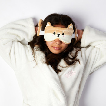 Relaxeazzz Shiba Inu Dog Plush Seyahat Yastığı ve Göz Bandı Relaxeazzz Shiba Inu Dog Plush Seyahat Yastığı ve Göz Bandı