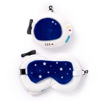 Relaxeazzz Space Cadet Plush Seyahat Yastığı ve Göz Bandı Relaxeazzz Space Cadet Plush Seyahat Yastığı ve Göz Bandı