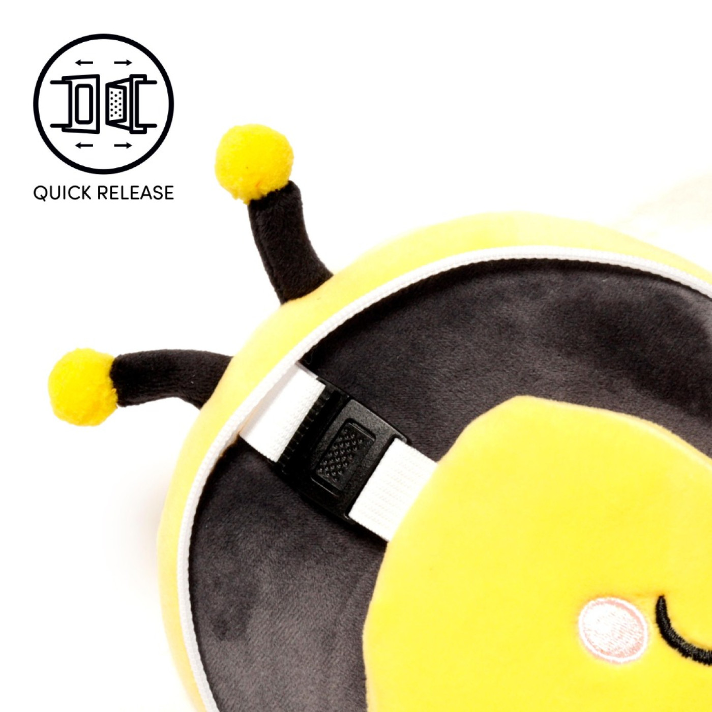 Relaxeazzz Adorabugs Bee Plush Seyahat Yastığı ve Göz Bandı - 5055071779190 Relaxeazzz Adorabugs Bee Plush Seyahat Yastığı ve Göz Bandı - 5055071779190 - 5055071779190