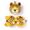 Relaxeazzz Leopard Plush Seyahat Yastığı ve Göz Bandı - 5055071785412 - 5055071785412