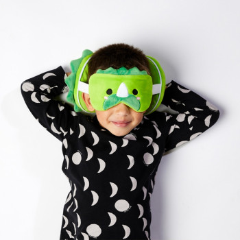 Relaxeazzz Adoramals Dinosaur Plush Seyahat Yastığı ve Göz Bandı Relaxeazzz Adoramals Dinosaur Plush Seyahat Yastığı ve Göz Bandı
