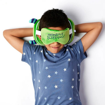 Relaxeazzz Seyahat Yastığı ve Göz Bandı Green Monster Relaxeazzz Seyahat Yastığı ve Göz Bandı Green Monster