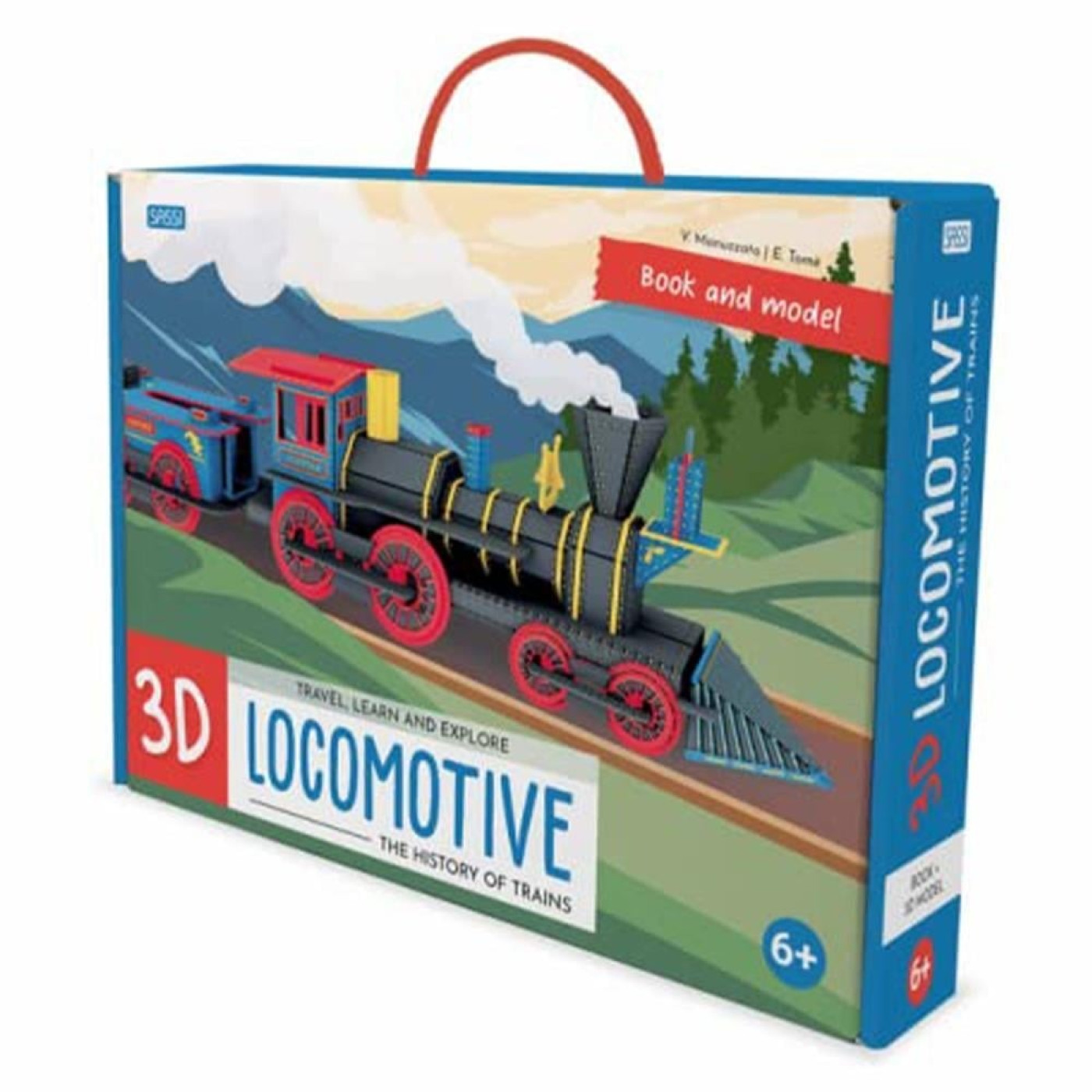 3D Lokomotif - Kitap Ve 3D Model - 9788830307391 - 9788830307391