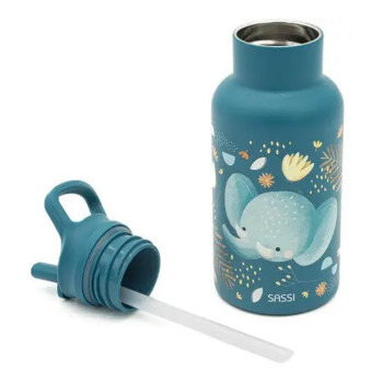 Sassi - Pipetli Çelik Termos - Bilge Fil