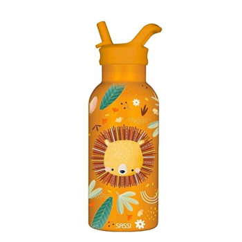 Sassi - Pipetli Çelik Termos - Cesur Aslan