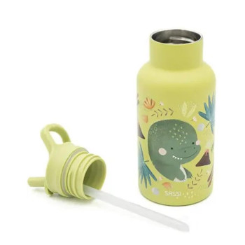 SASSI - Pipetli Çelik Termos - Güçlü Dinozor SASSI - Pipetli Çelik Termos - Güçlü Dinozor