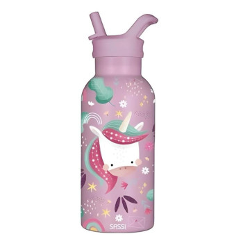 SASSI - Pipetli Çelik Termos - Sevimli Unicorn SASSI - Pipetli Çelik Termos - Sevimli Unicorn