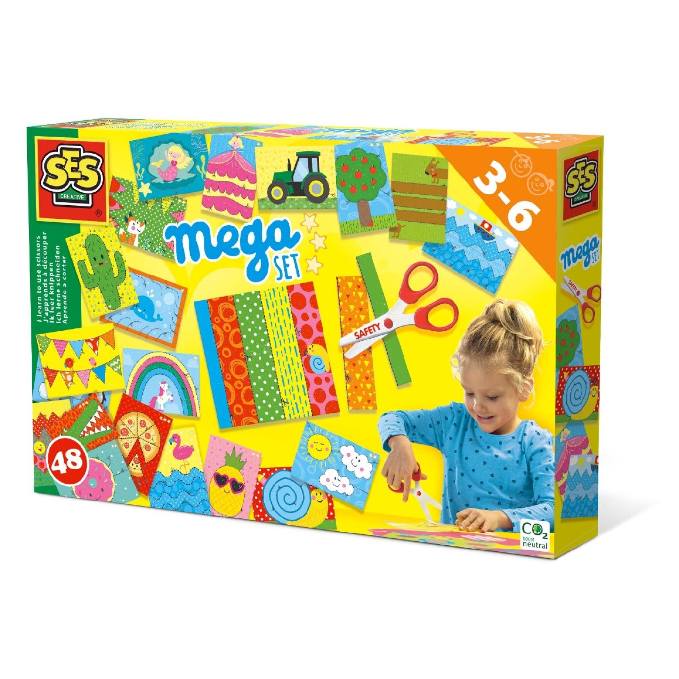 Makas Kullanmayı Öğreniyorun - Mega Set - ST00678 - 8710341146177