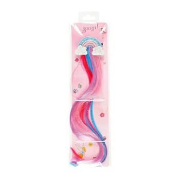 Gökkuşağı Pembe Lila Saç Klipslii Gökkuşağı Pembe Lila Saç Klipslii
