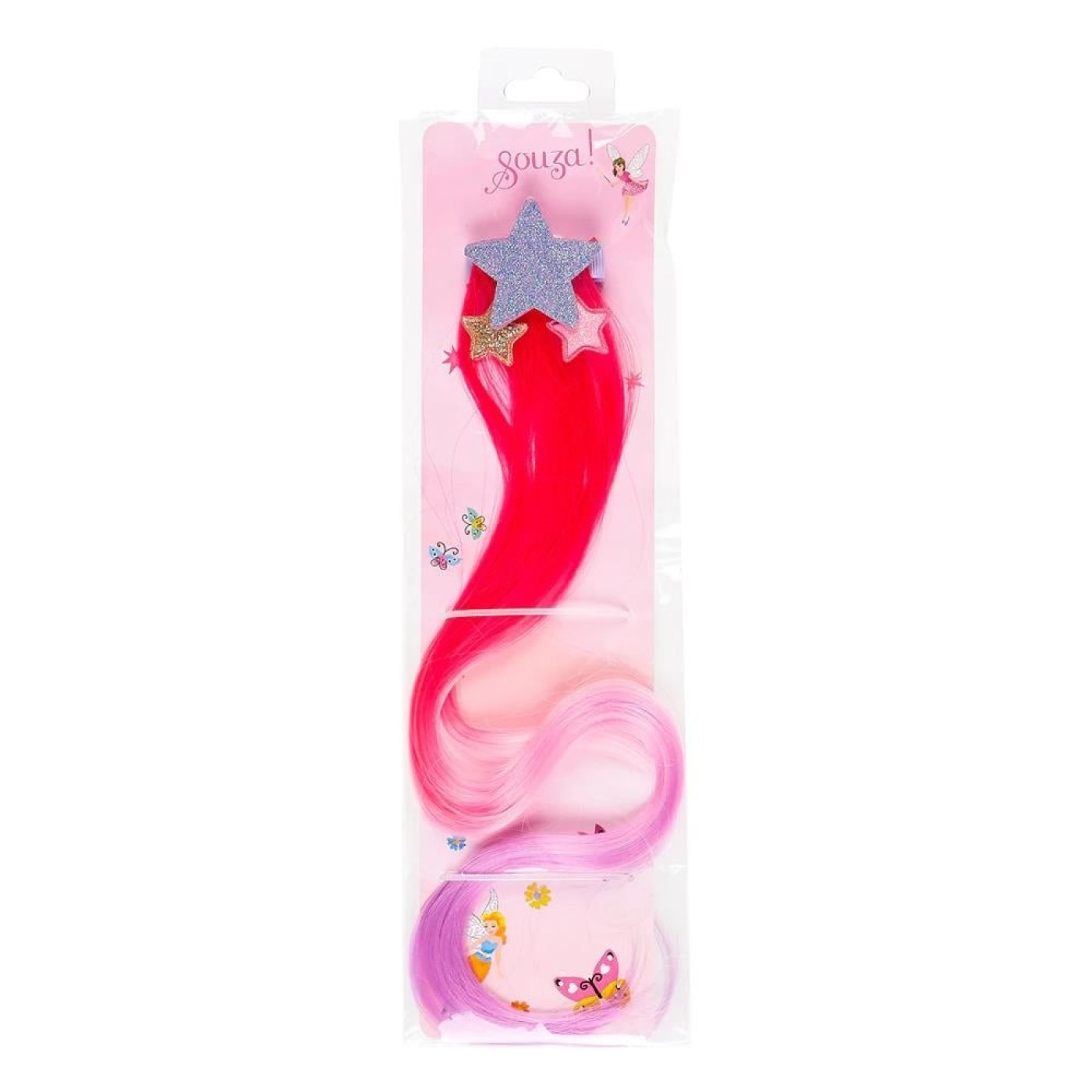 Pembe-Lila Saç Klipsli - ST00949 - 8718403988550
