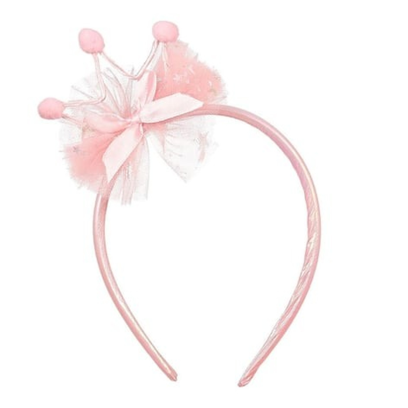 Pembe Ponponlu Prenses Tacı - 8720955287067 Pembe Ponponlu Prenses Tacı - ST00959 - 8720955287067