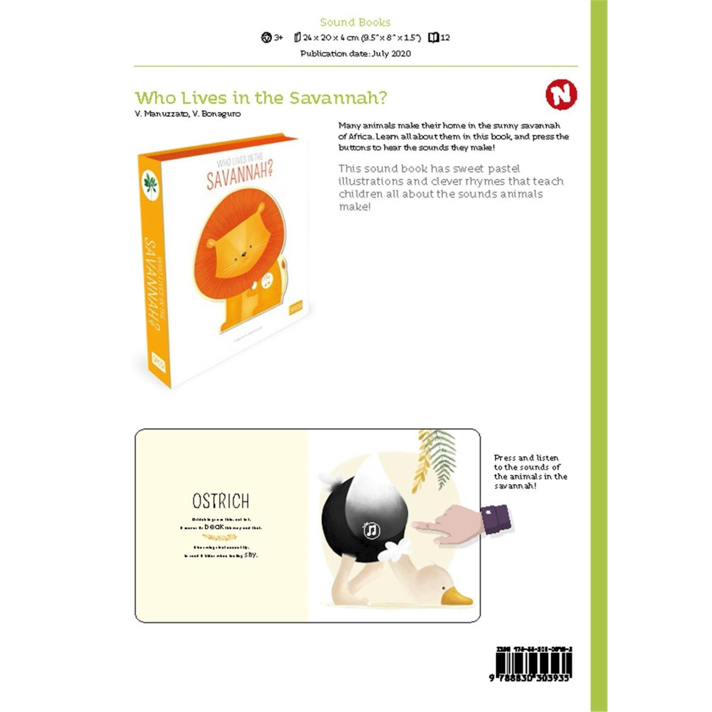 Who Lıves In The Savannah - ST01256 - 9788830303935