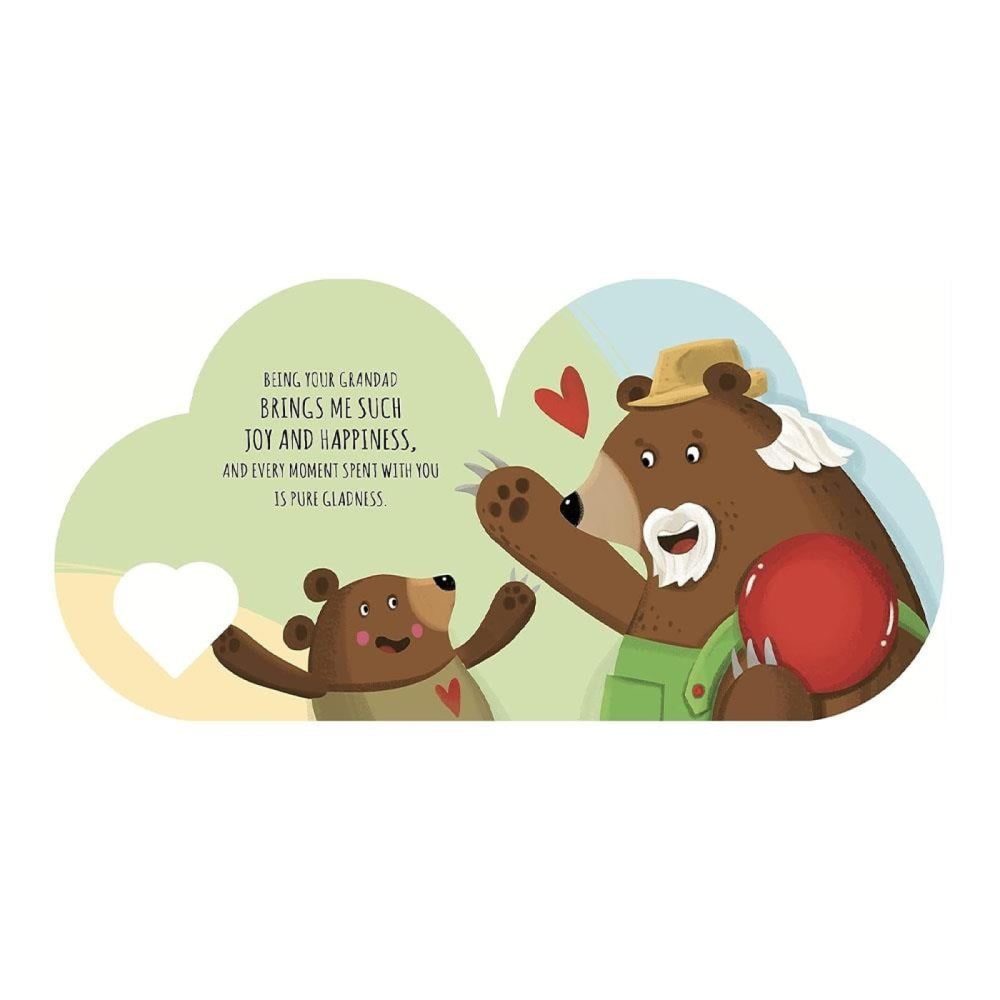 With Love Grandad - Shaped Board Book - ST01241 - 9788830312302