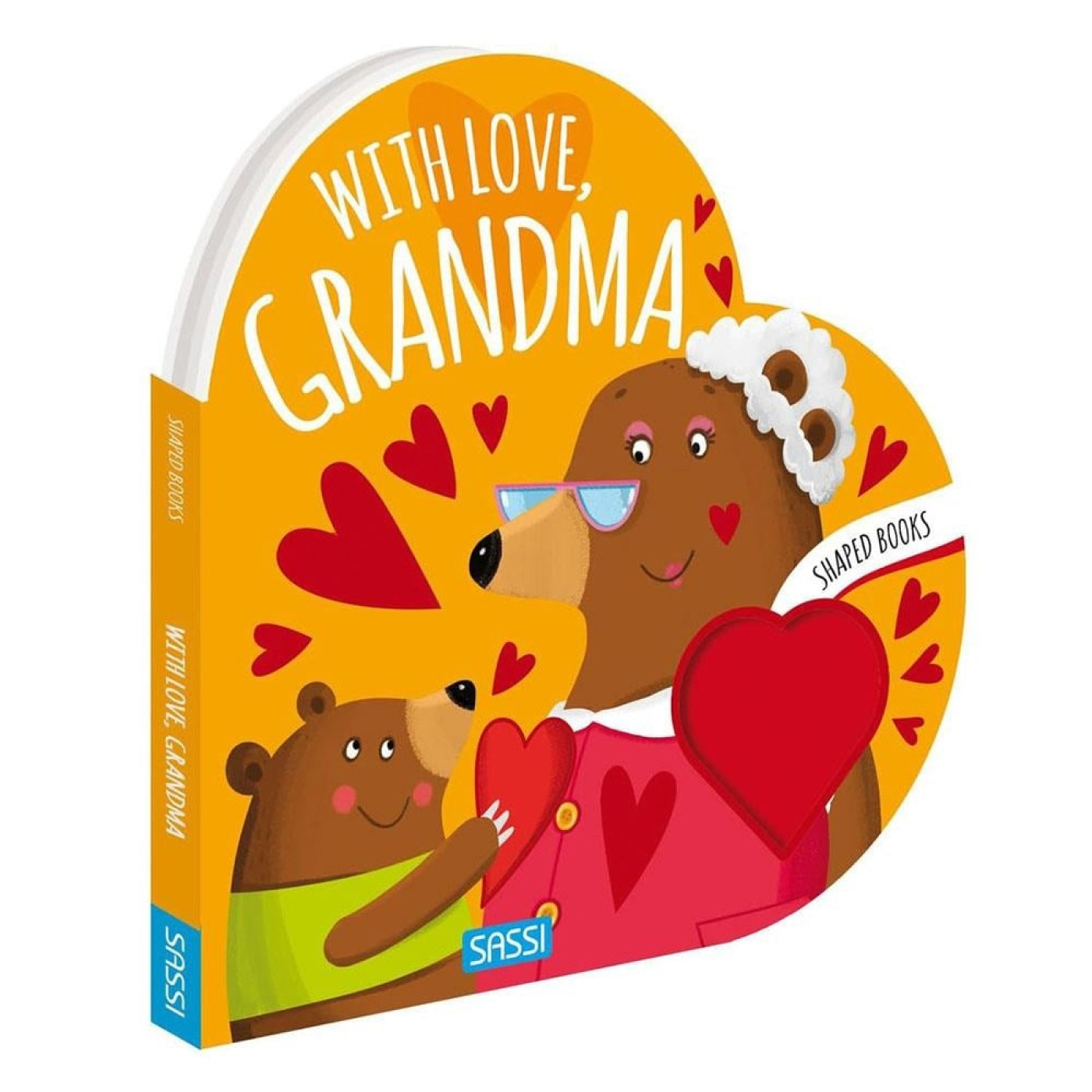 With Love Grandma - Shaped Board Book - ST01242 - 9788830312326