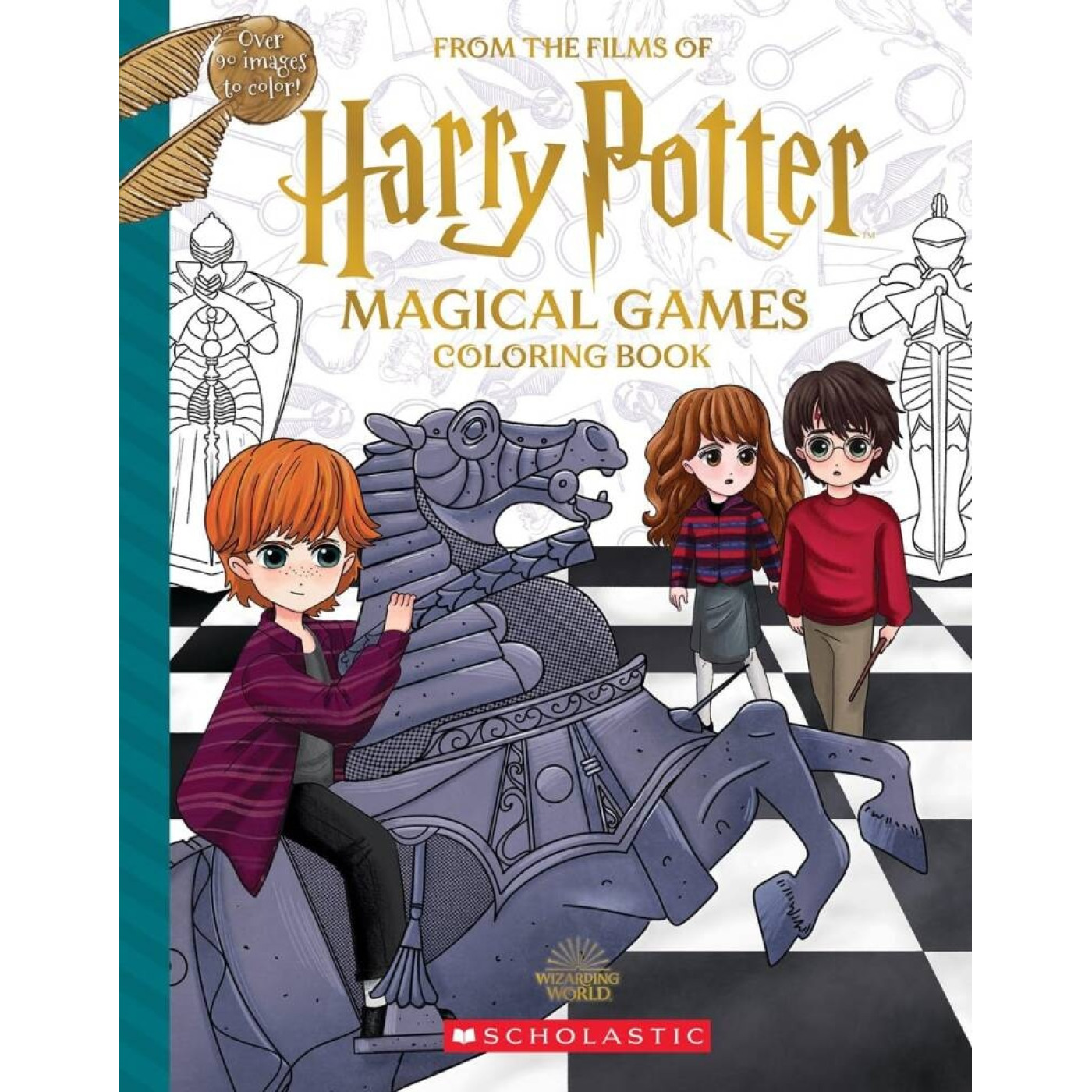 Harry Potter: Magical Games Colouring Book