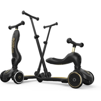 Scoot And Ride Push and Go Ebeveyn Kontrollü Çocuk Scooter Black&Gold Limited Edition Scoot And Ride Push and Go Ebeveyn Kontrollü Çocuk Scooter Black&Gold Limited Edition